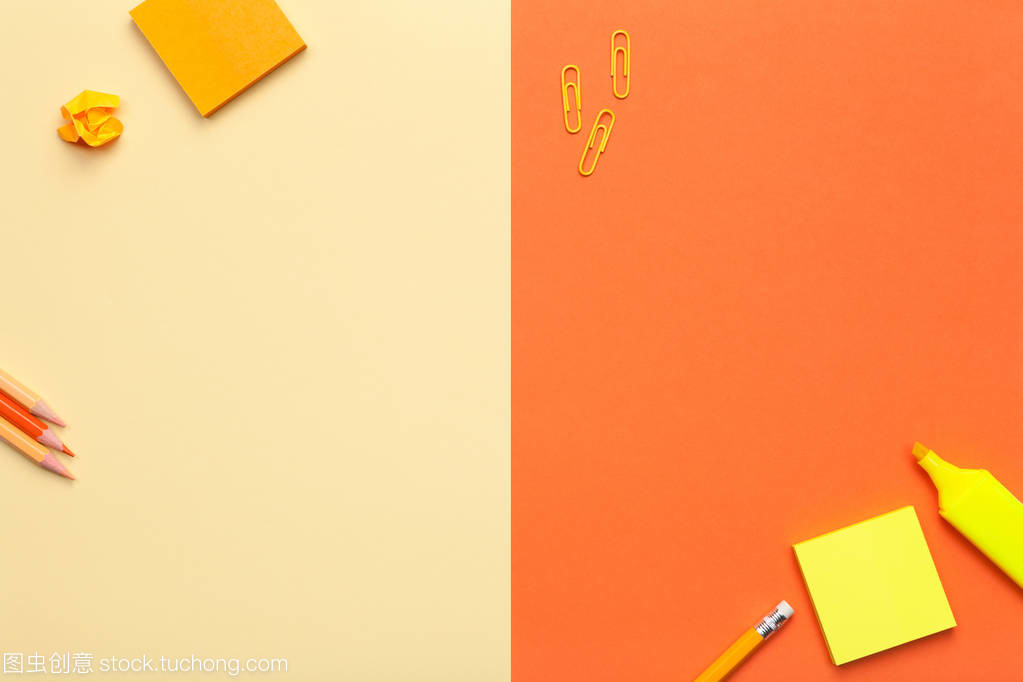 點亮辦公空間 黃色與橙色背景在辦公用品上的巧妙運用